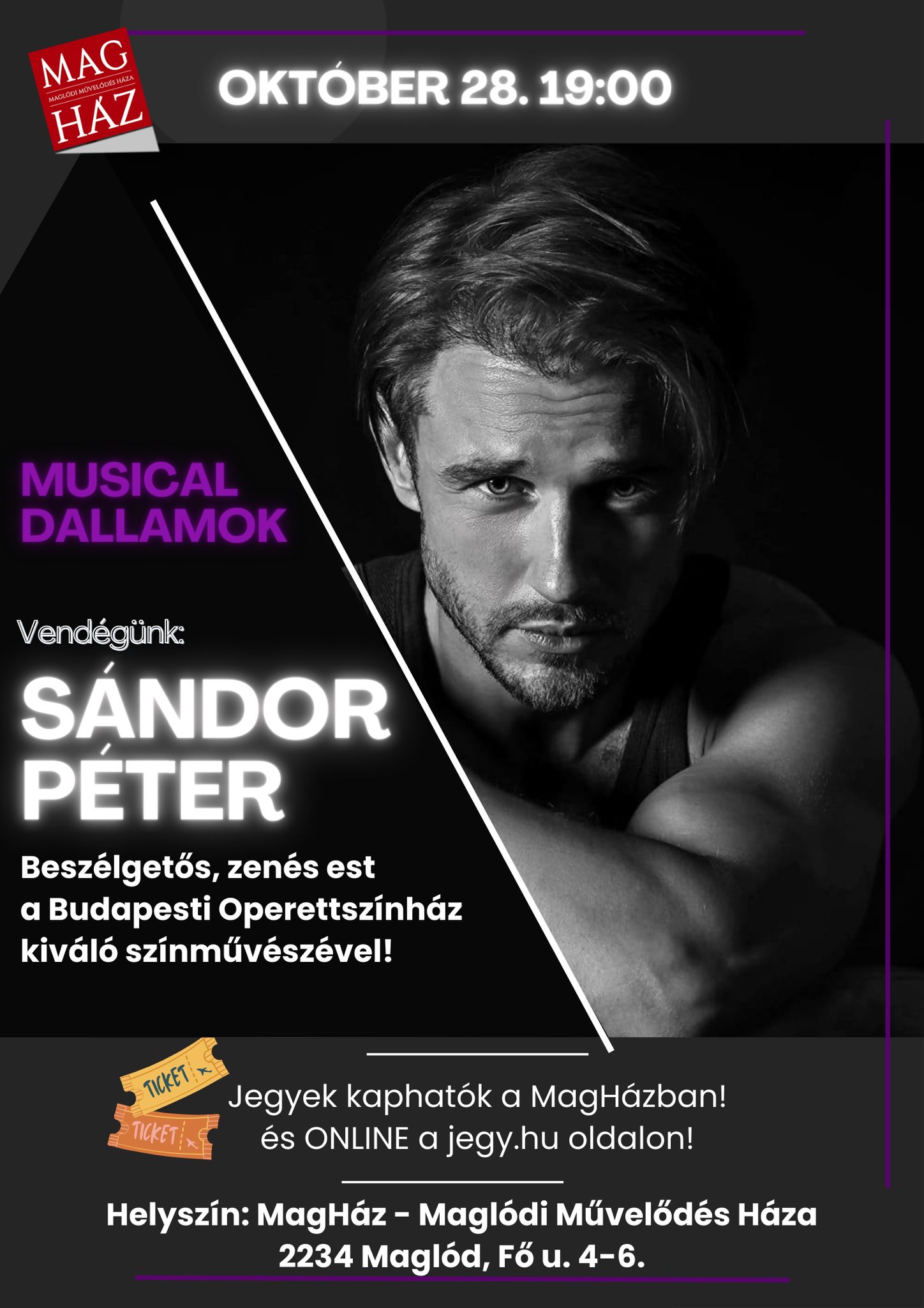 2023.10.28. Musical dallamok - vendégünk Sándor Péter